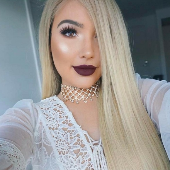 22” BLONDE  STRAIGHT LACEFRONT WIG *NEW* - Picture 2 of 2